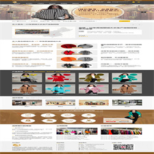 （自适应手机版）响应式貂绒大衣服装设计生产类网站源码 HTML5自适应品牌服装女装网站织梦模板需要织梦官网正版授权后使用